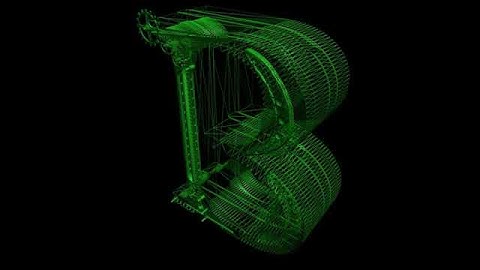 Print ready STEAMPUNK Alphabet Letter B 3D print model from CGTrader.com