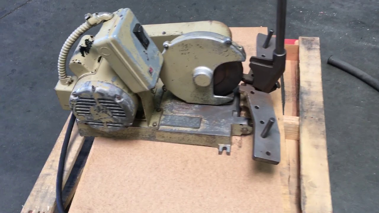 Industrial 3HP Hydraulic Hose Cut Off Chop Saw 230V 1PH cut before