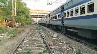 (22424) Jansadharan SF Express (Amritsar - Gorakhpur) (Unreserved) With (GZB) WAP5 Locomotive.!