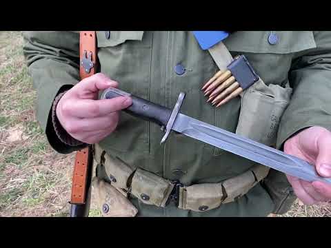 M1 штык-нож армии США, почему американцы отказались от длинных штыков перед войной?