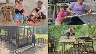 Full Video 120 day the girl building bamboo house in the forest - singlemom