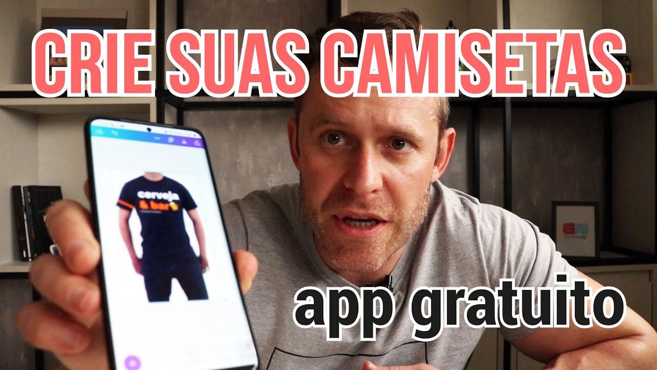 App grátis para criar camisetas estampadas - YouTube