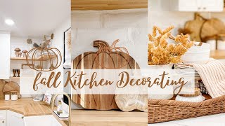 🍂NEW🍂 COZY FALL KITCHEN DECORATE WITH ME | FALL 2023