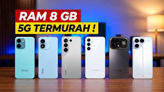 7  HP 5G TERBARU & TERMURAH dengan RAM 8 GB