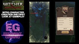 Lets Play, Witcher: Monster Slayer - Intro, Character Creation, First look at Gameplay, Walkthrough