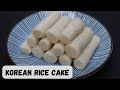 Korean rice cake recipe using regular rice flour  garaetteok recipe