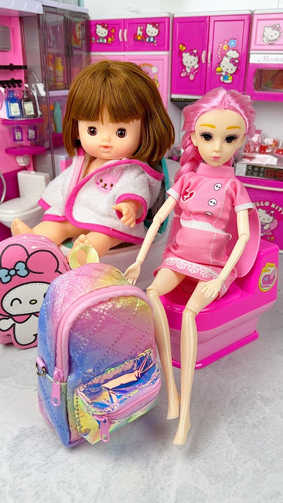 Satisfying With Unboxing Doll Set Toys, ASMR Video #shorts