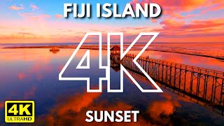 Fiji Island 🇫🇯 Sunset 😍 in 4K 60 Fps - A Must-See Spectacle!