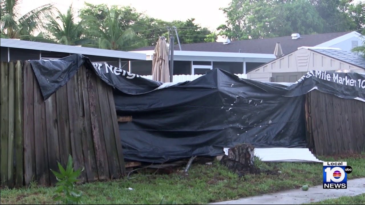 Cleanup underway after heavy storms scatter through Broward County ...