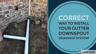 Downspout drainage solutions  How to (Part 2)