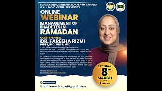 Management of Diabetes in Ramadan