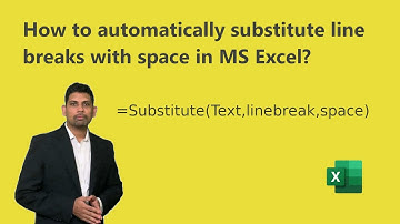How to automatically replace or create line breaks in MS Excel?