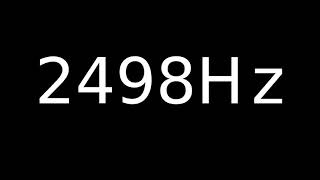 Speaker Sound Test 2498Hz