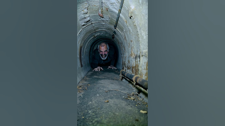 SCARY Man in mysterious tunnel #monster #horror #scary