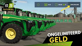 Farming Simulator 25 Tutorial | Hoe krijg je ongelimiteerd geld in Farming Simulator 25 ?