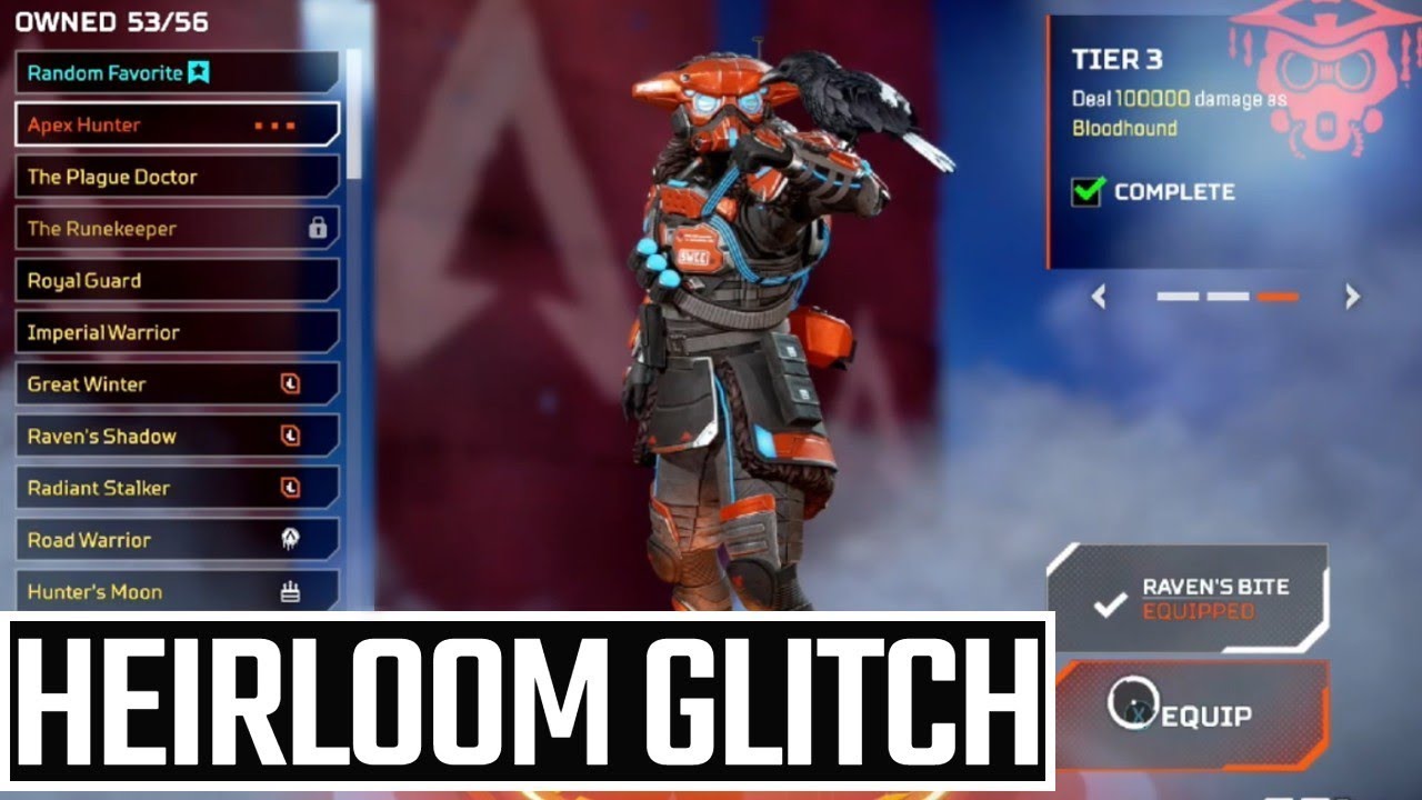 APEX LEGENDS *FREE* HEIRLOOM GLITCH SEASON 17 *WORKING* - YouTube