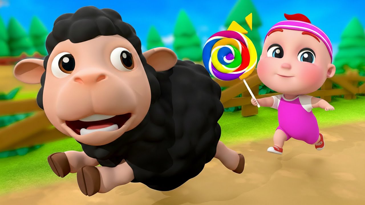 Baa Baa Black Sheep 🐑 | Nursery Rhymes & Kids Songs | Rowan Nursery Rhymes