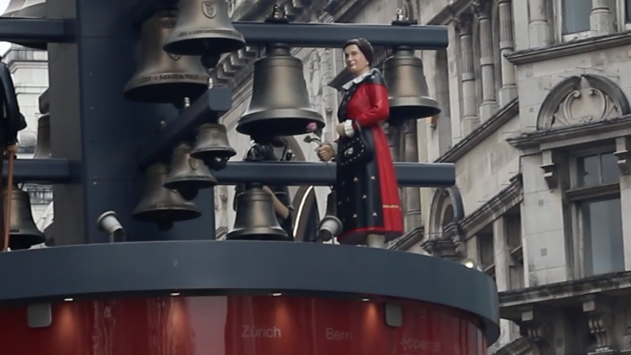 The Swiss Glockenspiel is a tourist attraction in London.