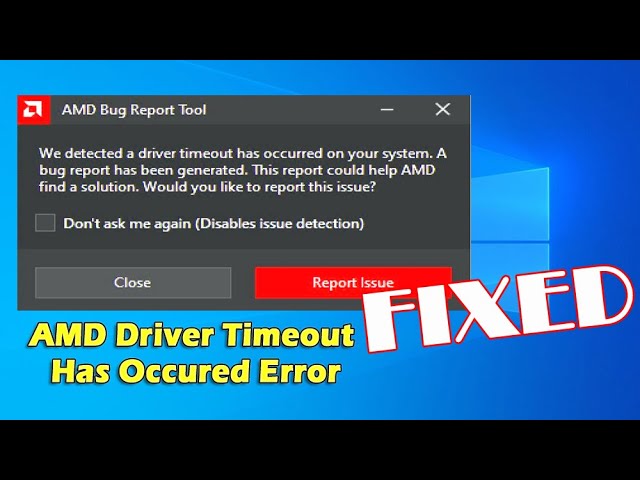 AMD Bug Report Tool