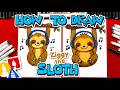 How To Draw Ziggy The Sloth That Loves Music