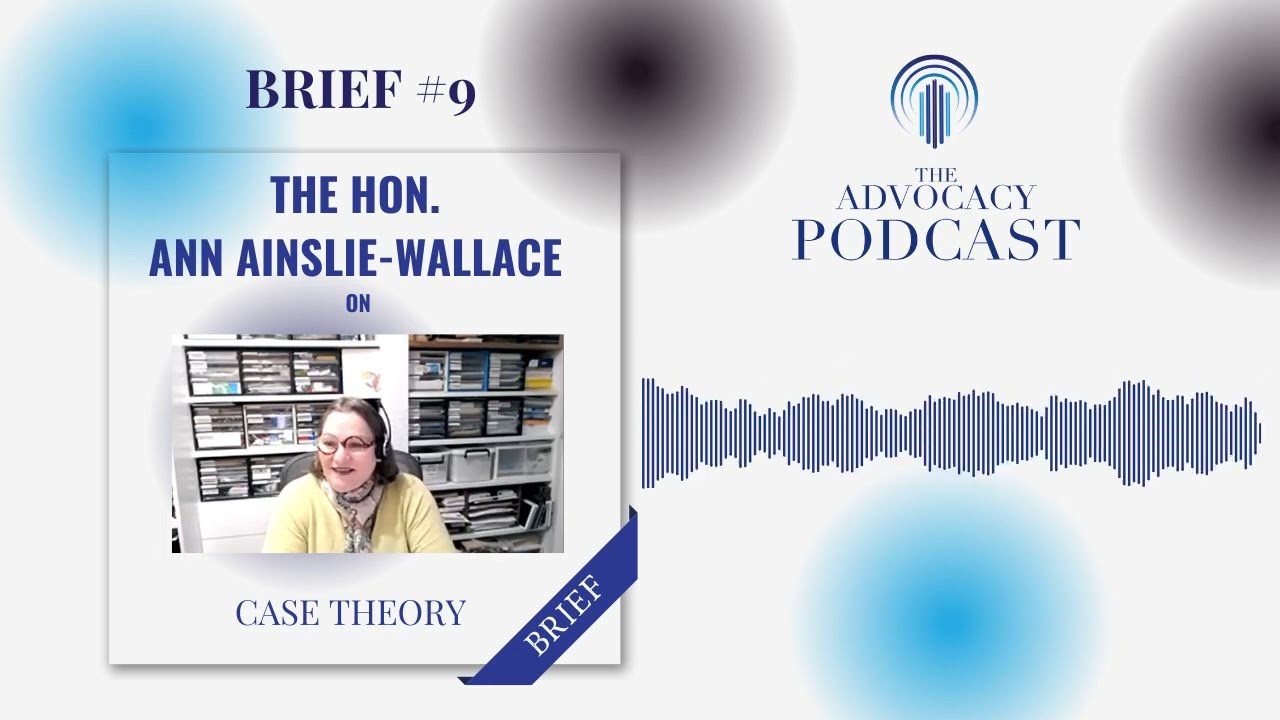 Brief 9: The Hon Ann Ainslie-Wallace on Case Theory