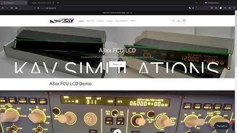Airbus A3xx FCU LCD API Usage Demo - Step-by-Step Guide