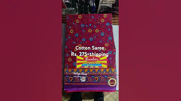 Ballar Brand Cotton Saree Without Blouse Rs 275 Shipping If Required Pls Contact Wats Up 9444467193 