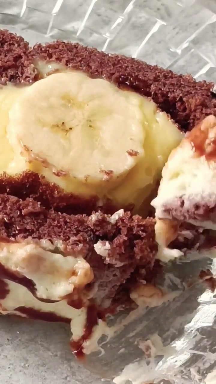Bananenrolle mit Pudding und Schokolade💯👌😋🙋🫶 Rolat od Banane - YouTube