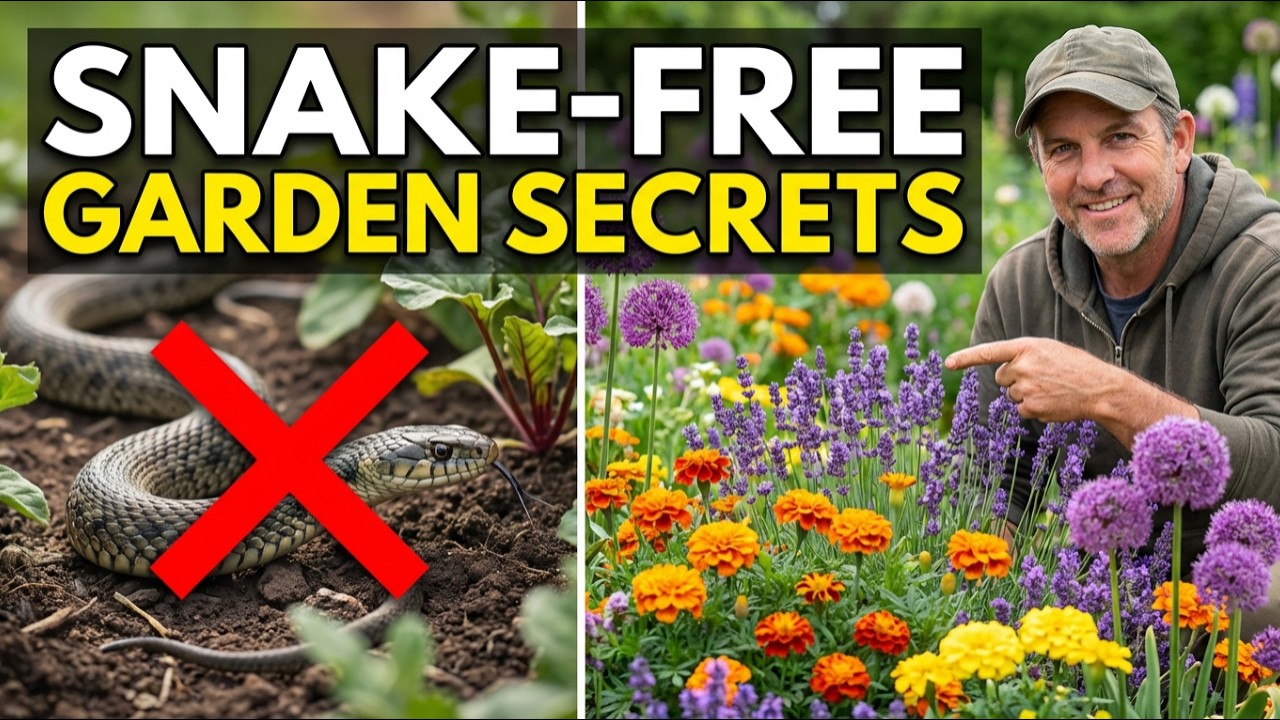 12 Flowers That Naturally Repel Snakes From Your Garden (Science-Backed & Chemical-Free)