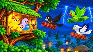 Birds that go in search of food | Menu kuruvi new story | village birds story | New Birds Moral S...