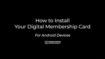 Digital Membership Card Installation Tutorial for Android