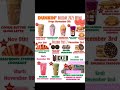 Dunkin' Donuts 2025 Holiday Menu Drops November 5th 😋 #dunkindonuts #menu