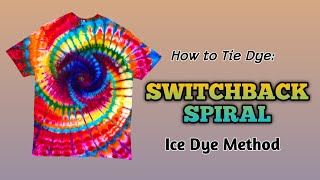 Switchback Spiral Ice Dye Method by Meo Faustino