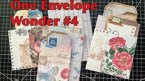 One Envelope Wonder #4 - Double Hinged Pockets 3 Ways - #oneenvelopewonder