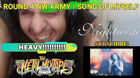 RADIO DJ REACTS - ROUND 4 NW ARMY! - NIGHTWISH - SONG OF MYSELF!