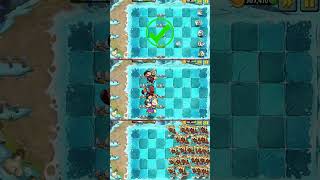 Pvz 2 - Spikerock Level 1 vs 100 Ice Zombies screenshot 1