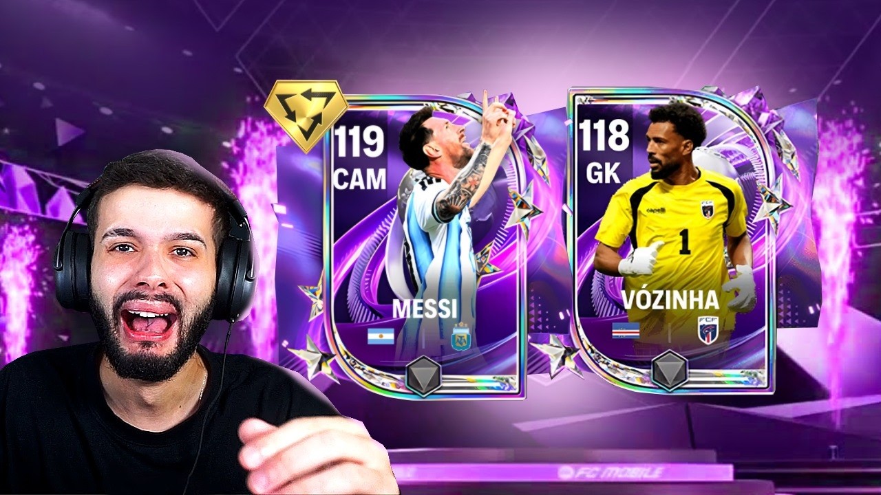 ABRI OS PACKS DOS MELHORES DA COPA NO FC MOBILE! 😱⚽