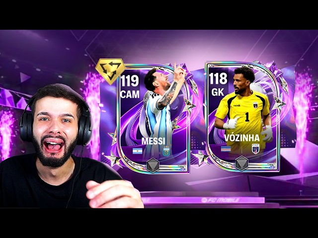 ABRI OS PACKS DOS MELHORES DA COPA NO FC MOBILE! 😱⚽