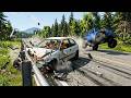 Epic Highway Crash Challenge in BeamNg Gameplay | BeamNg Car Gameplay