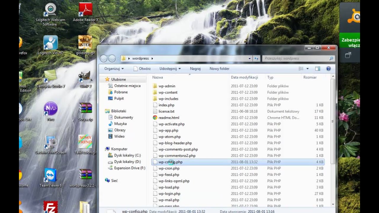 Instalacja wordpressa na serwerze wraz z domeną!