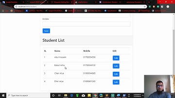 Laravel CRUD by Query Builder and Eloquent ORM with axios | Delete by Eloquent ORM