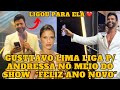 Gusttavo Lima LIGA para Andressa Suita e filhos do Palco para dar FELIZ ANO NOVO e se EMOCIONA