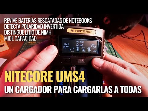 Nitecore UMS4: para qué sirve el cargador más inteligente