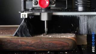 Initials Engraving on Serving Board (CNC Carving)