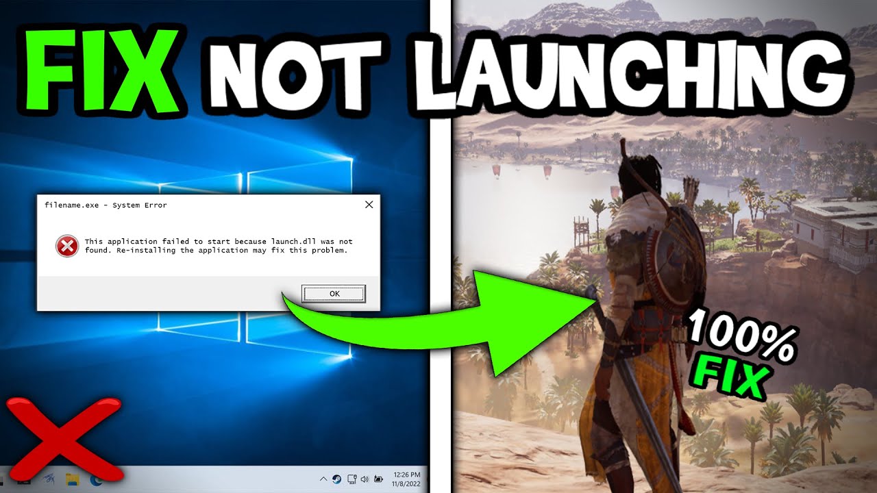 How to Fix Not Launching in Assassins Creed Origins (Easy Steps) - YouTube