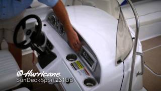 Hurricane SunDeck Sport 231 OB Product Walk-Through
