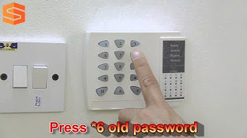 Alarm System: How to Change Password