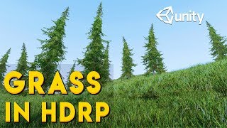 How to add Grass on Terrain in HDRP