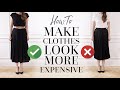 HOW TO MAKE CHEAP CLOTHES LOOK MORE EXPENSIVE! | AD