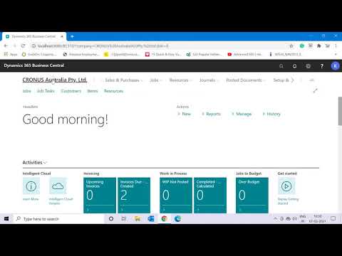 Working with Dimensions in Dynamics 365 Business central-Part 1